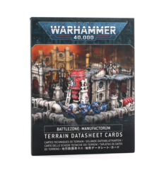 Warhammer 40,000: Battlezone: Manufactorum Battlefield Terrain Datasheet Cards (40-14)
